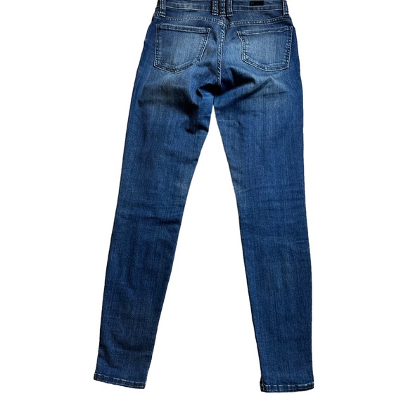 KUT FROM THE KLOTH Women’s Mia Toothpick Skinny in Distressed Medium Blue 2 - Picture 3 of 10